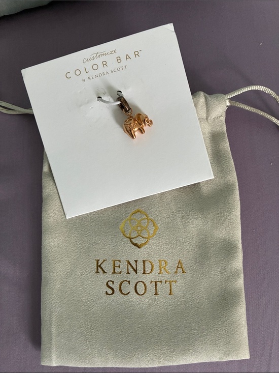 Kendra Scott Jewelry - Kendra Scott Rose Gold Elephant Pendant Charm